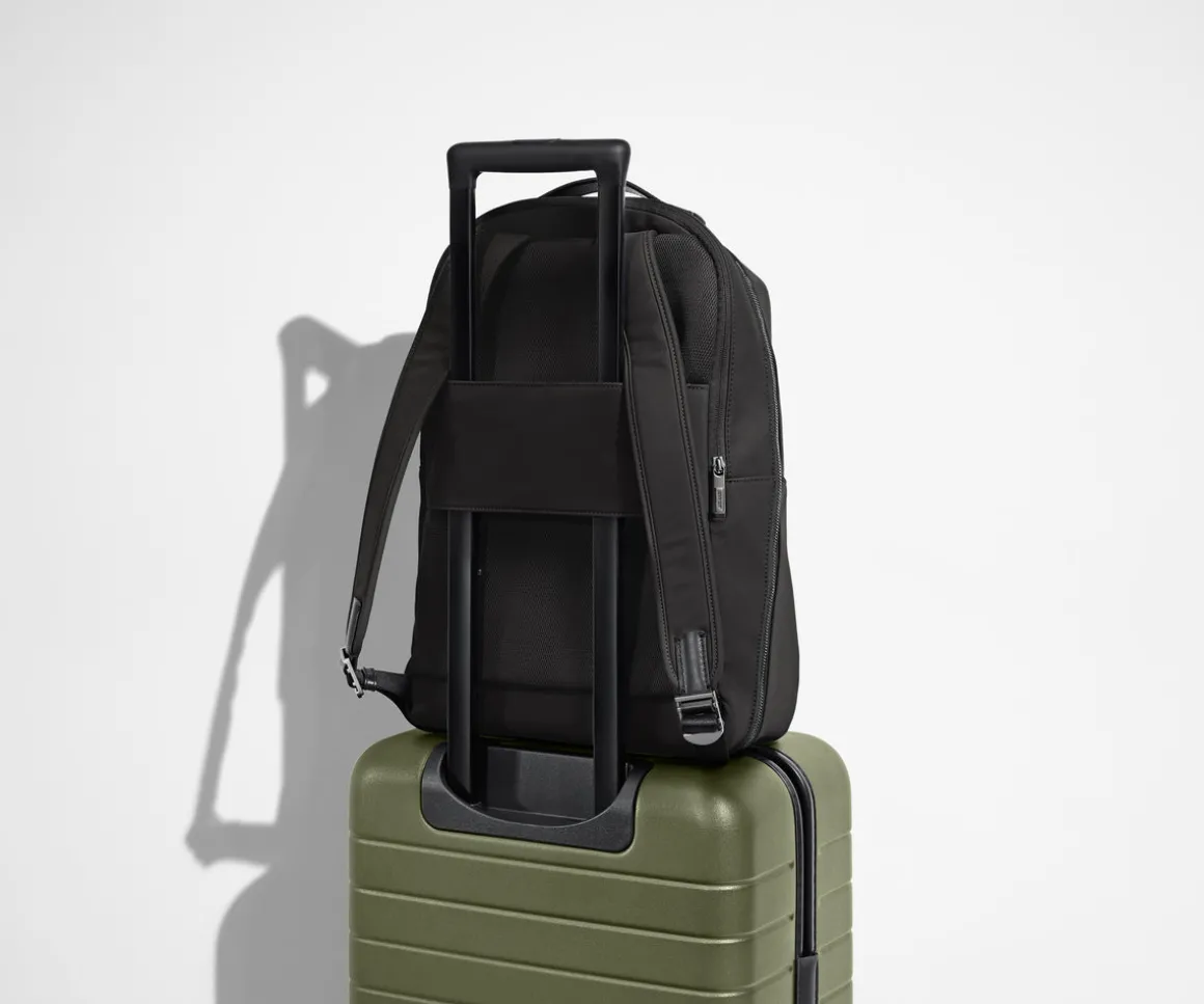 The Everywhere Zip Backpack in Jet Black