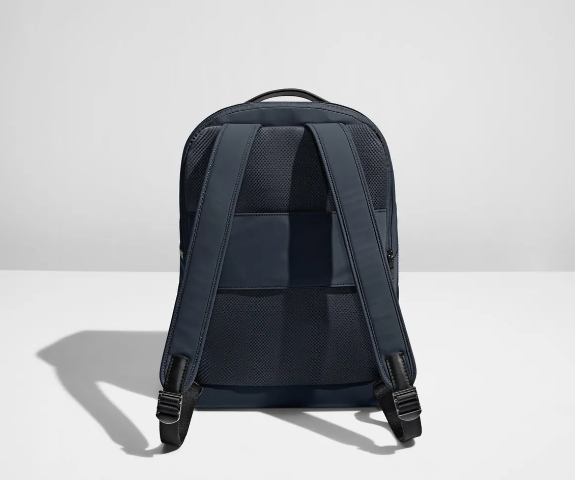 The Everywhere Zip Backpack in Navy Blue