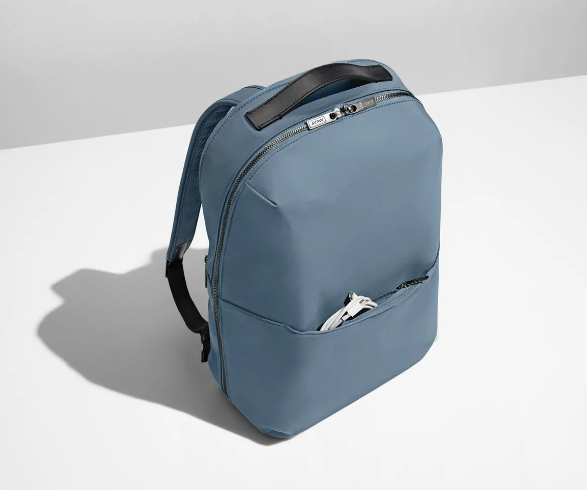 The Everywhere Zip Backpack in Coast Blue
