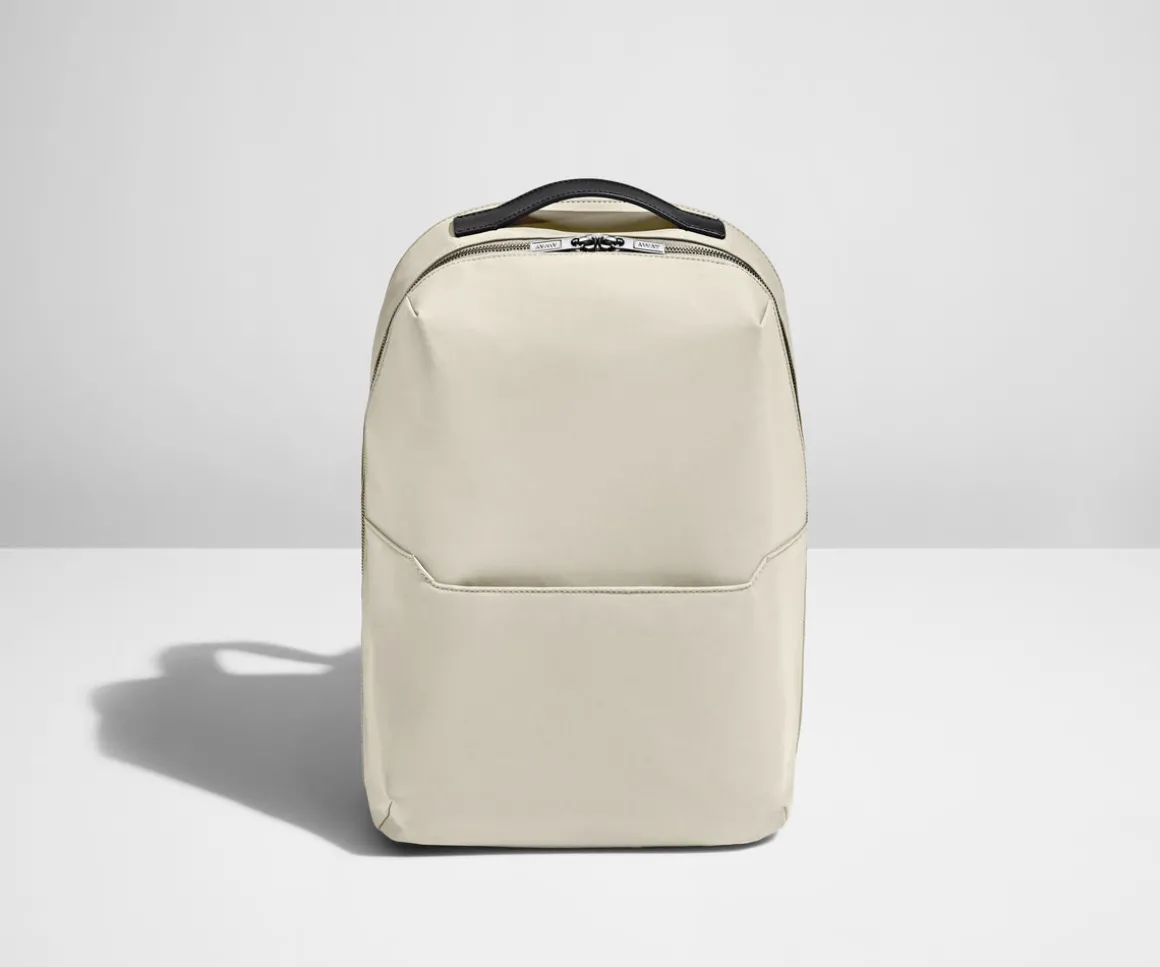 The Everywhere Zip Backpack in Salt White