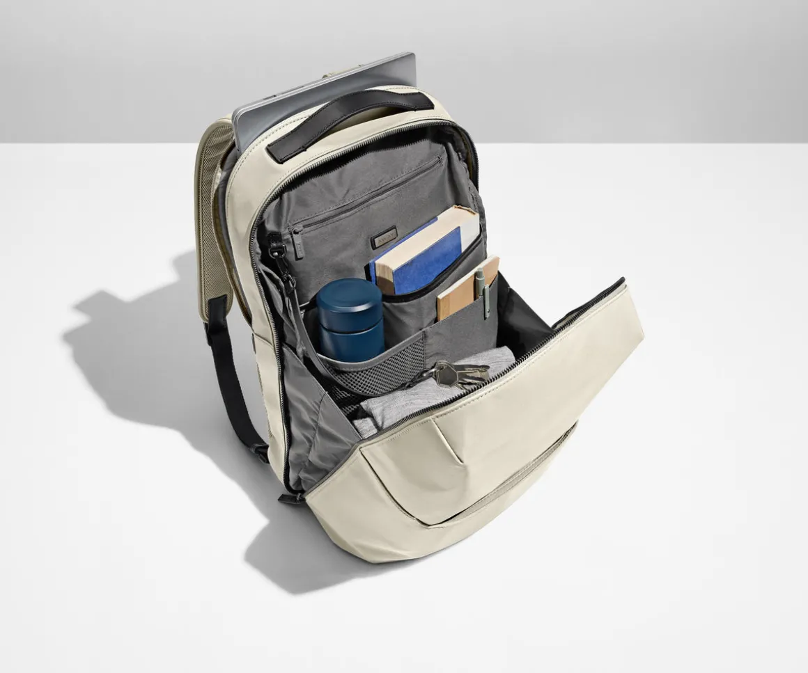 The Everywhere Zip Backpack in Salt White
