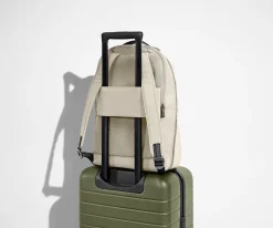 The Everywhere Zip Backpack in Salt White