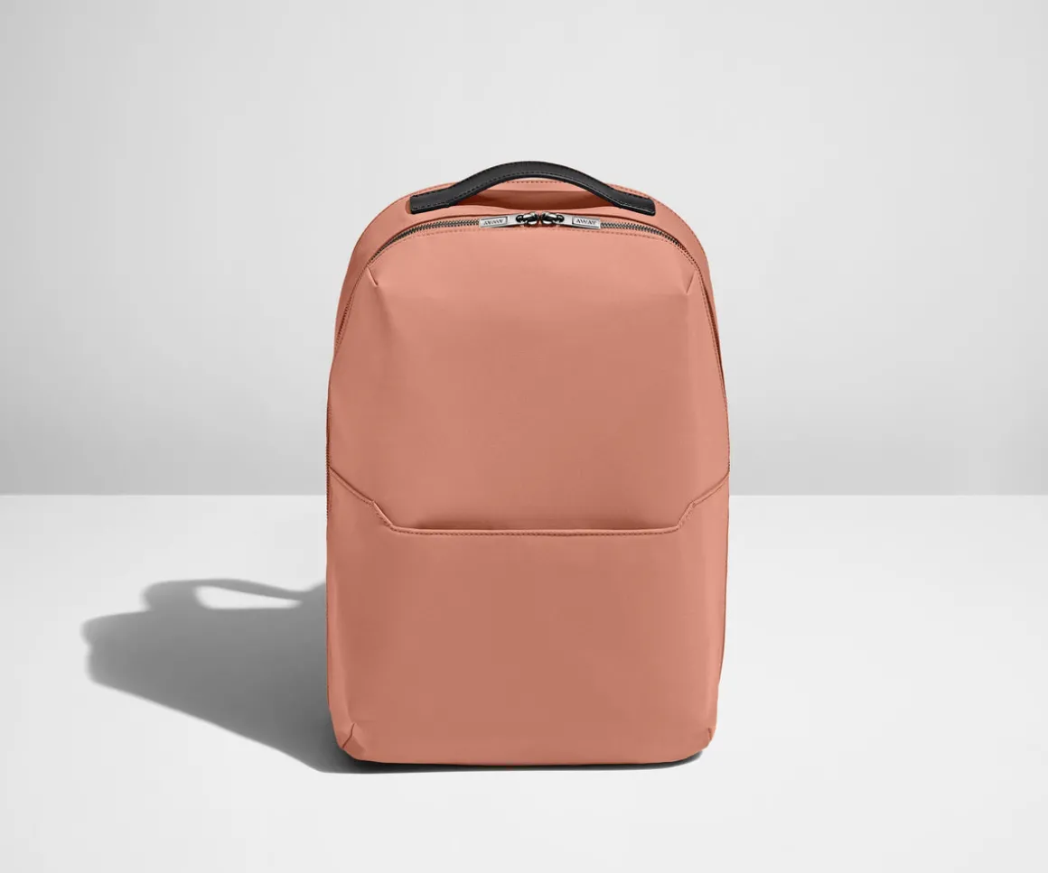 The Everywhere Zip Backpack in Clay Pink