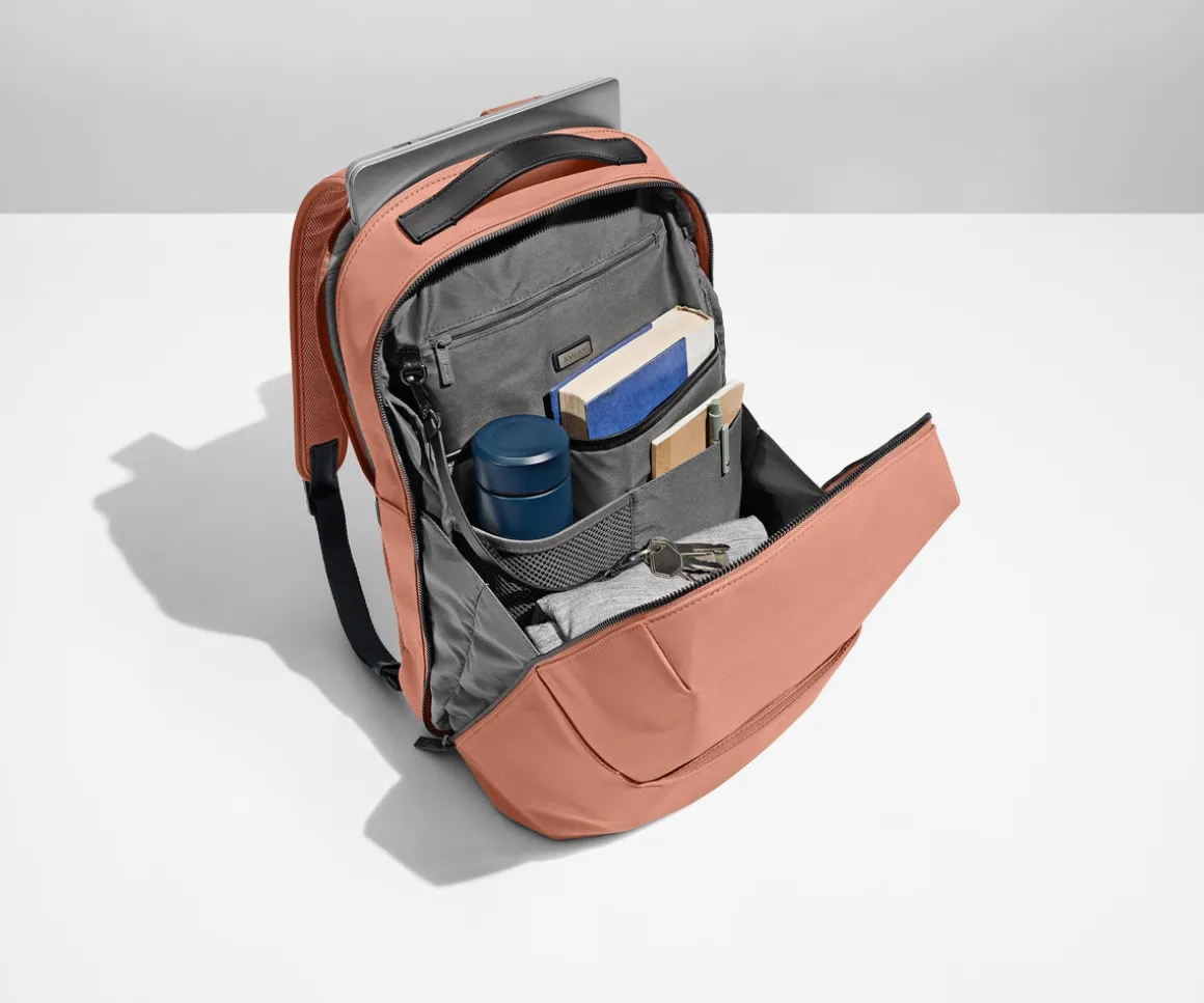 The Everywhere Zip Backpack in Clay Pink