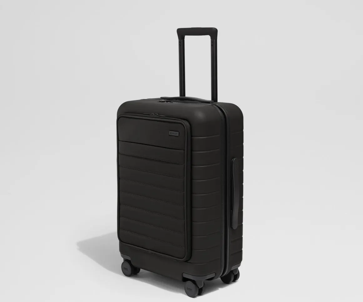 The Executive Bigger Carry-On in Jet Black