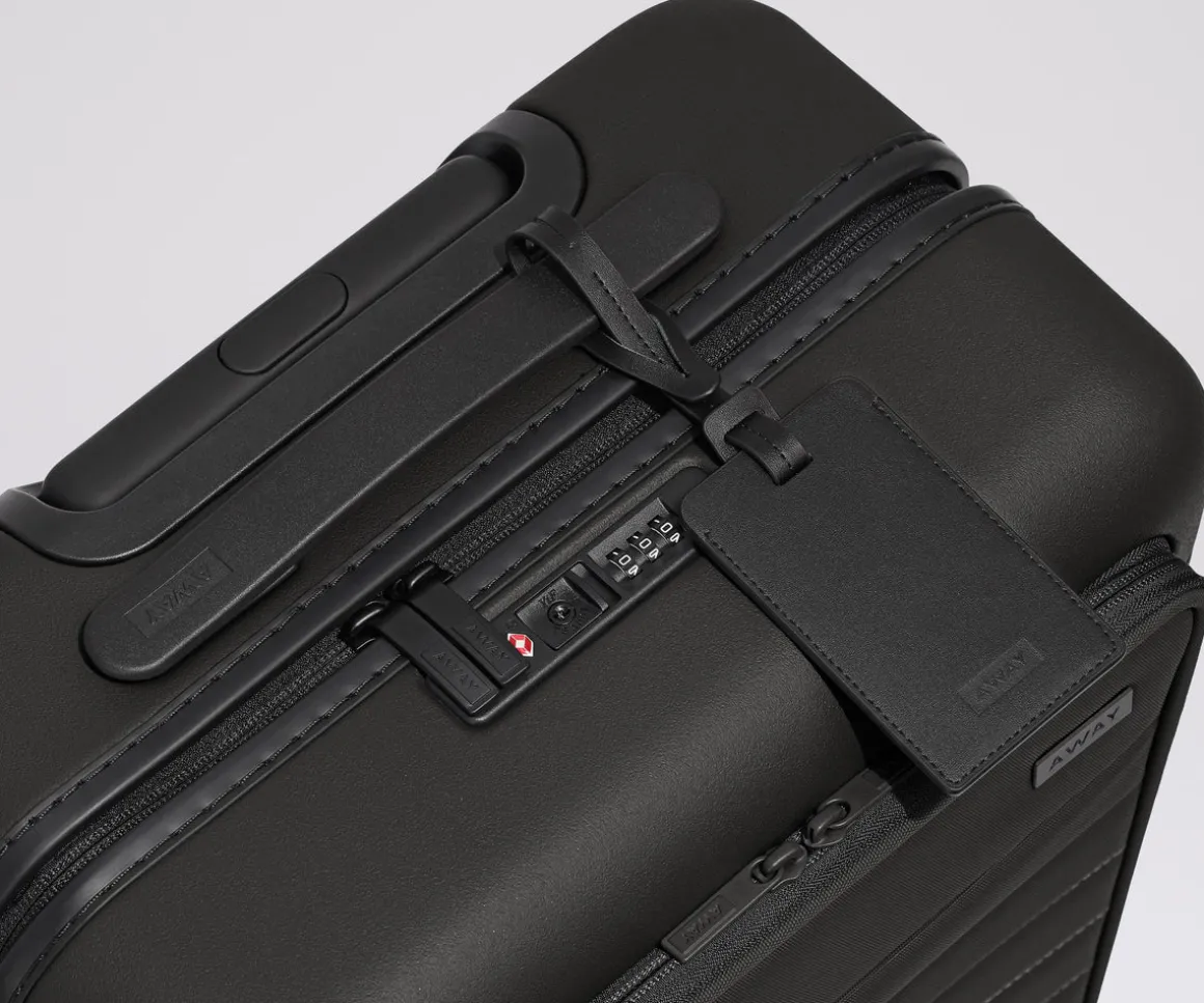 The Executive Bigger Carry-On in Jet Black