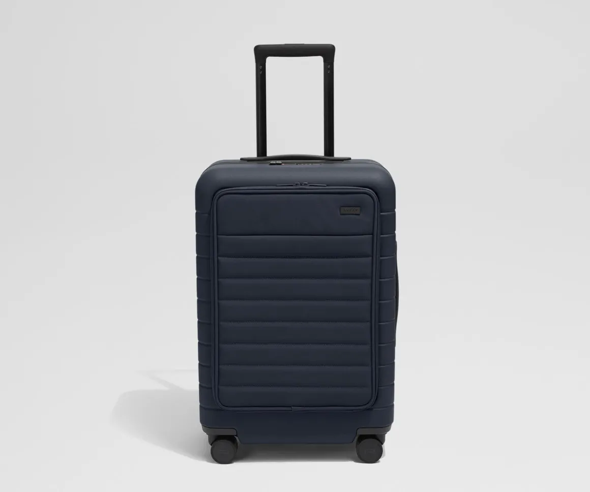 The Executive Bigger Carry-On in Navy Blue