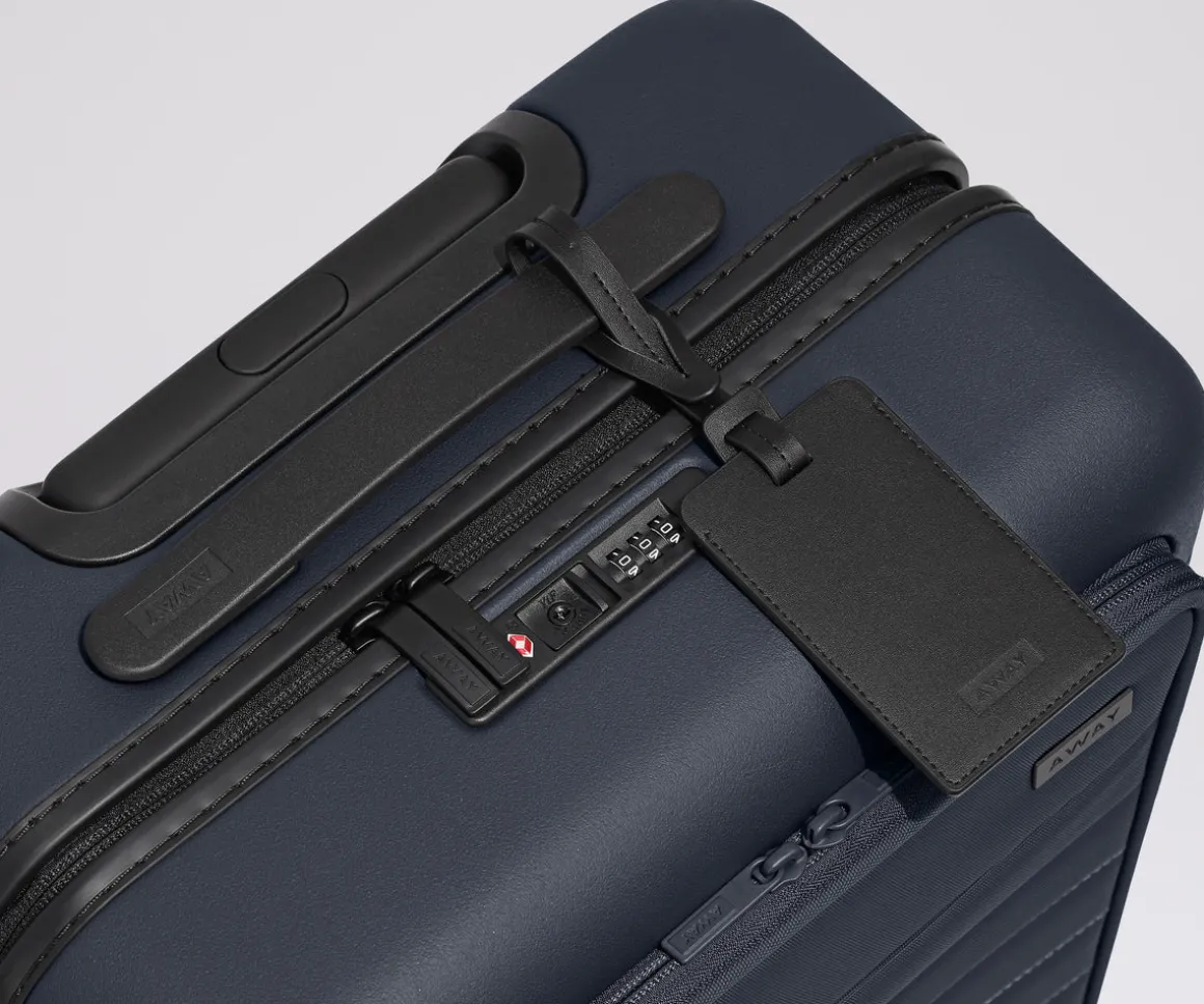The Executive Bigger Carry-On in Navy Blue