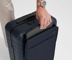 The Executive Bigger Carry-On in Navy Blue
