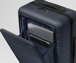 The Executive Bigger Carry-On in Navy Blue
