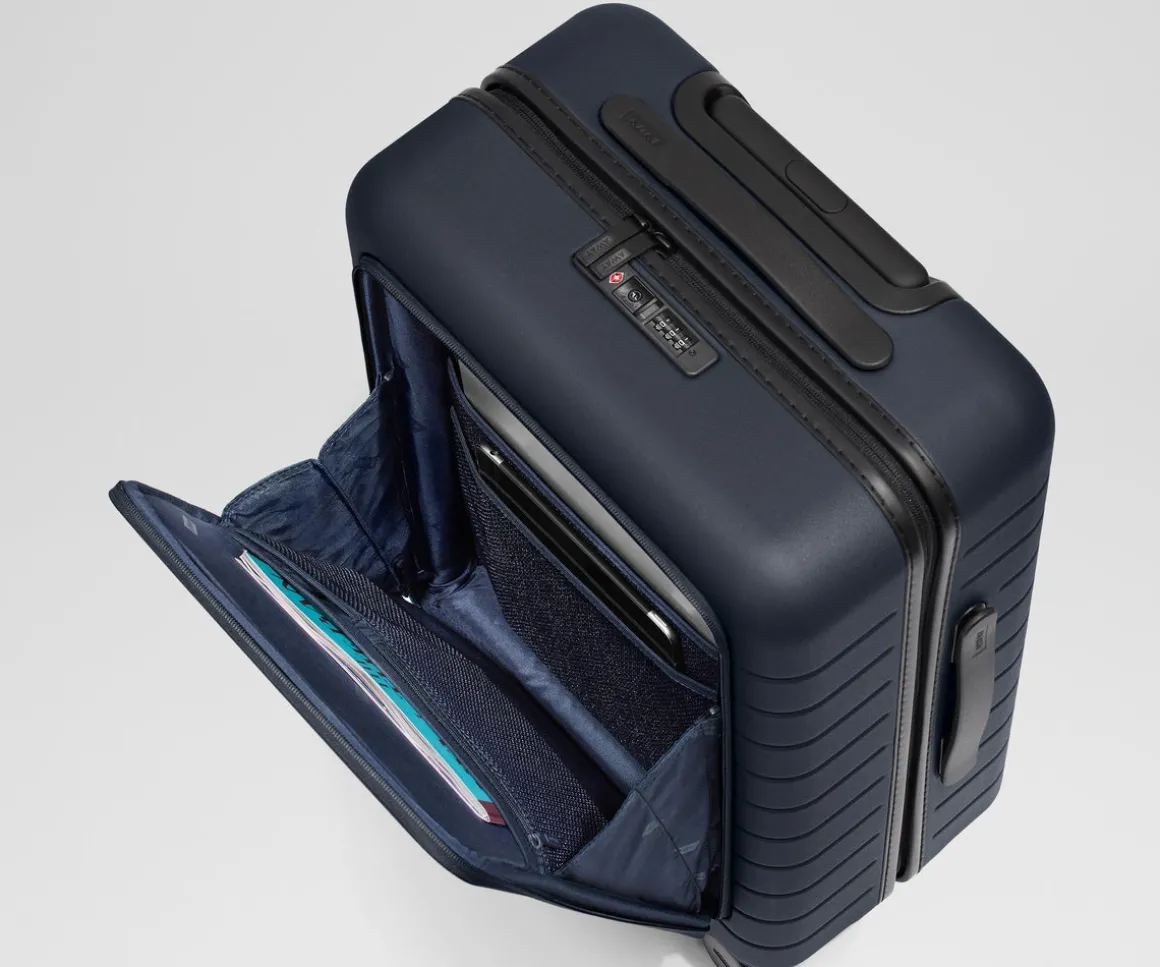 The Executive Bigger Carry-On in Navy Blue