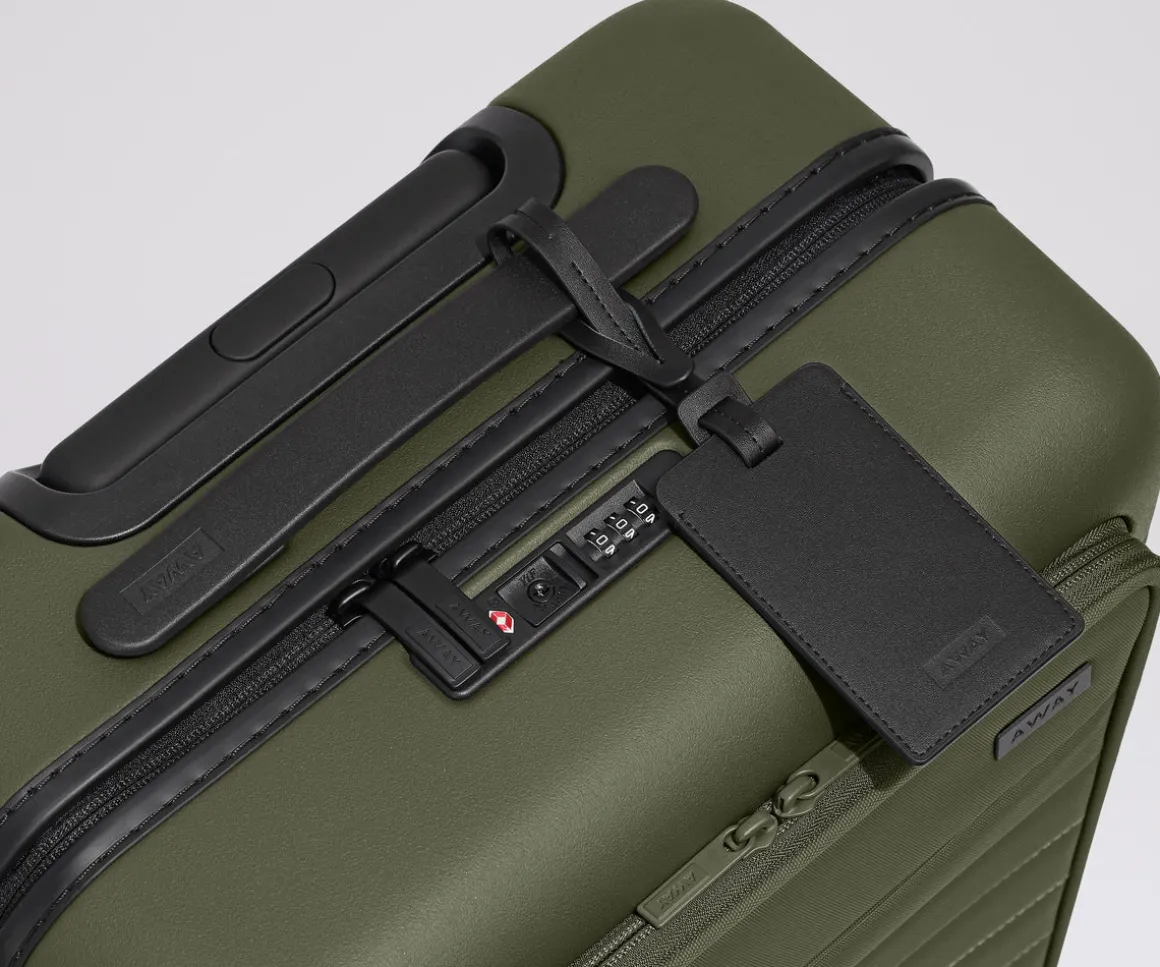 The Executive Bigger Carry-On in Olive Green