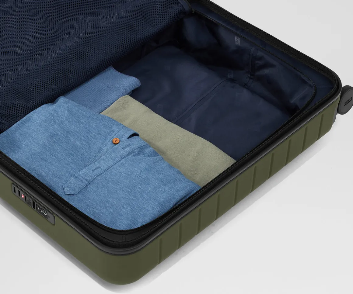 The Executive Bigger Carry-On in Olive Green
