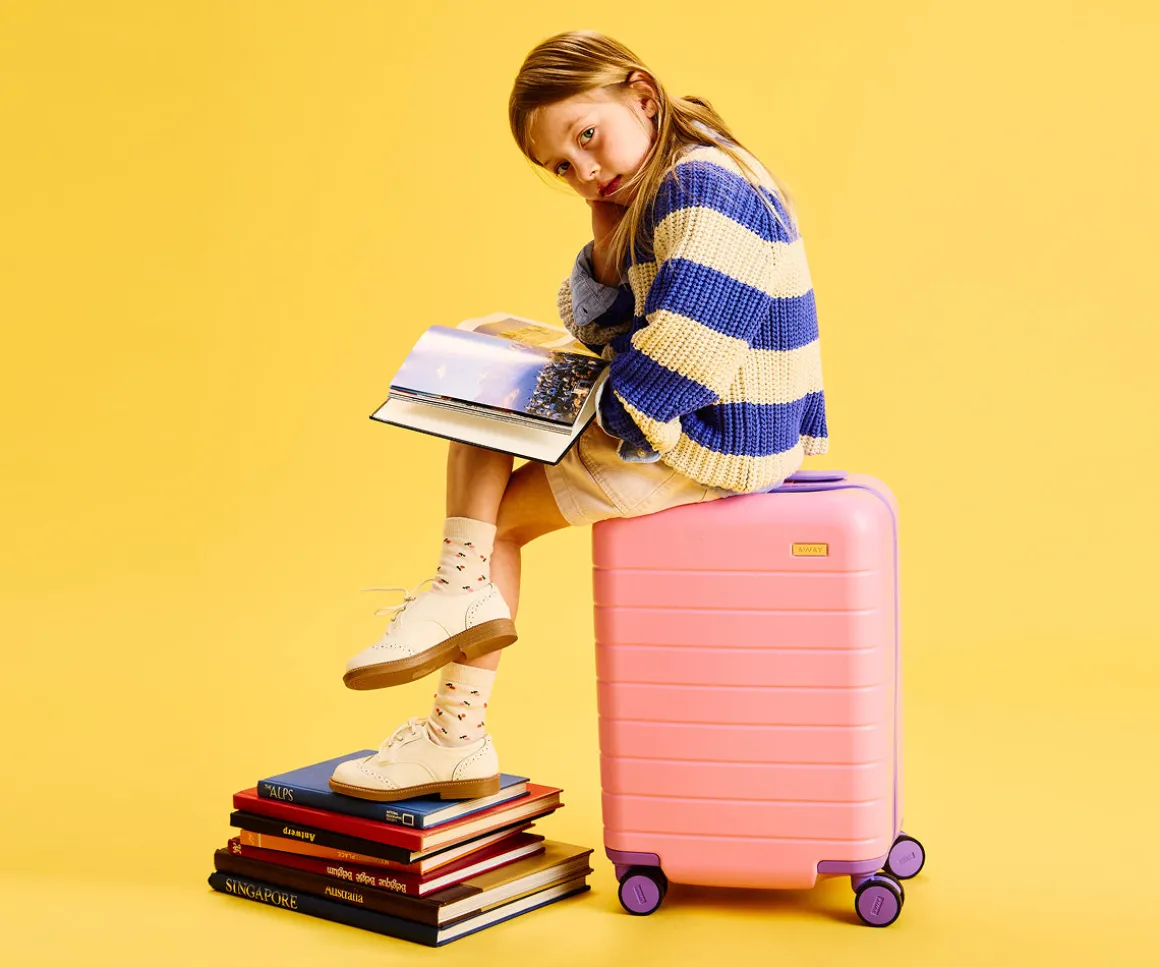 The Kids Carry-On in Berry Pink