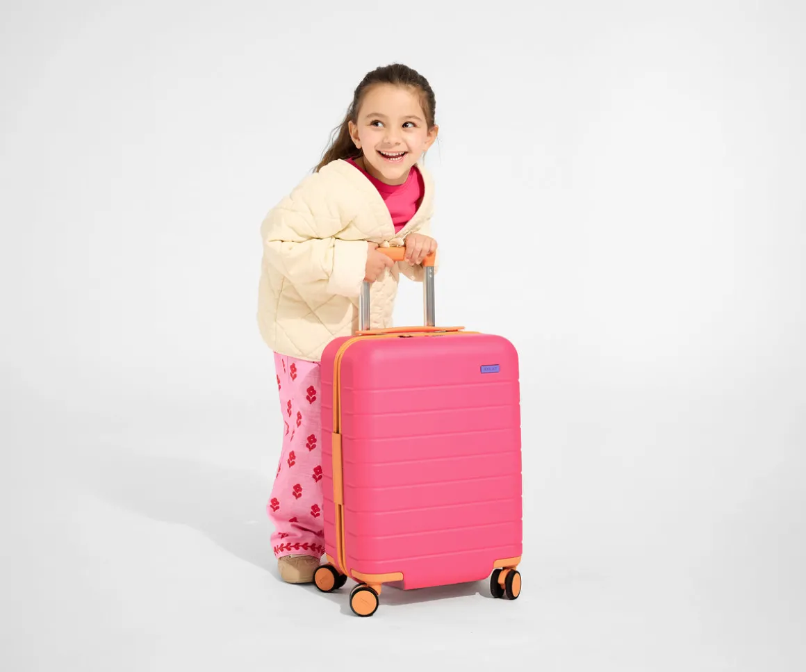 The Kids Carry-On in Cotton Candy Pink