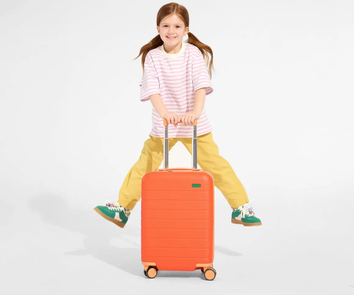 The Kids Carry-On in Poppy Orange