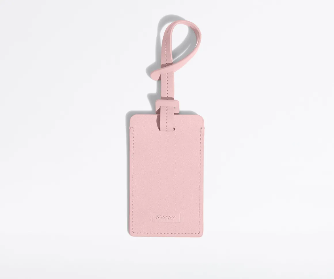 The Luggage Tag in Blush Pink