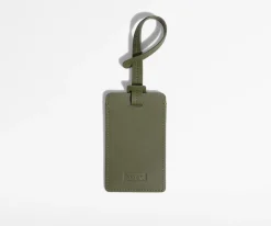 The Luggage Tag in Olive Green