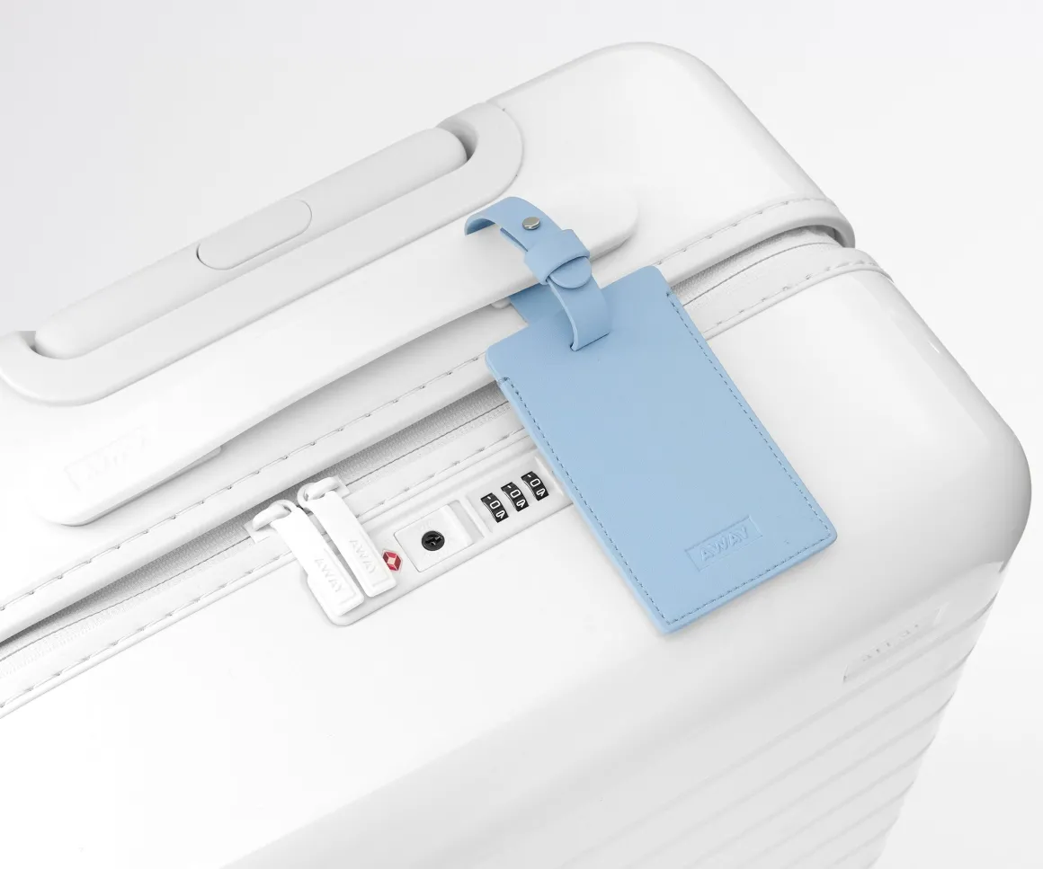 The Luggage Tag in Something Blue