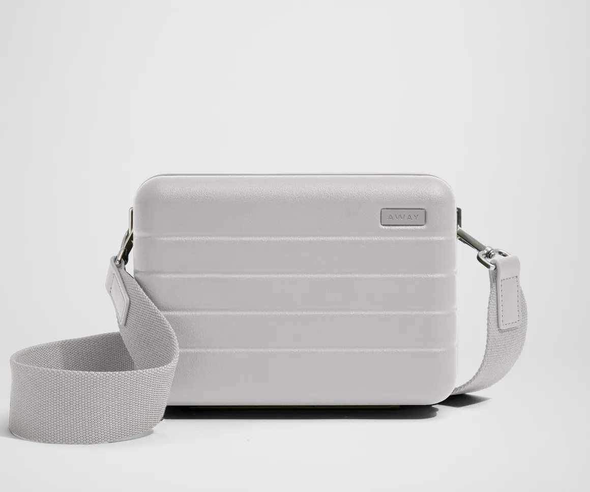 The Mini Crossbody in Cloud Gray