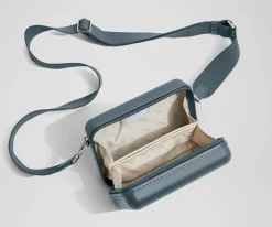 The Mini Crossbody in Coast Blue