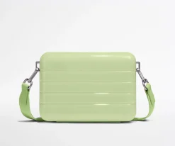 The Mini Crossbody in Glazed Matcha Milk Green