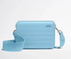 The Mini Crossbody in Glazed Opal Blue