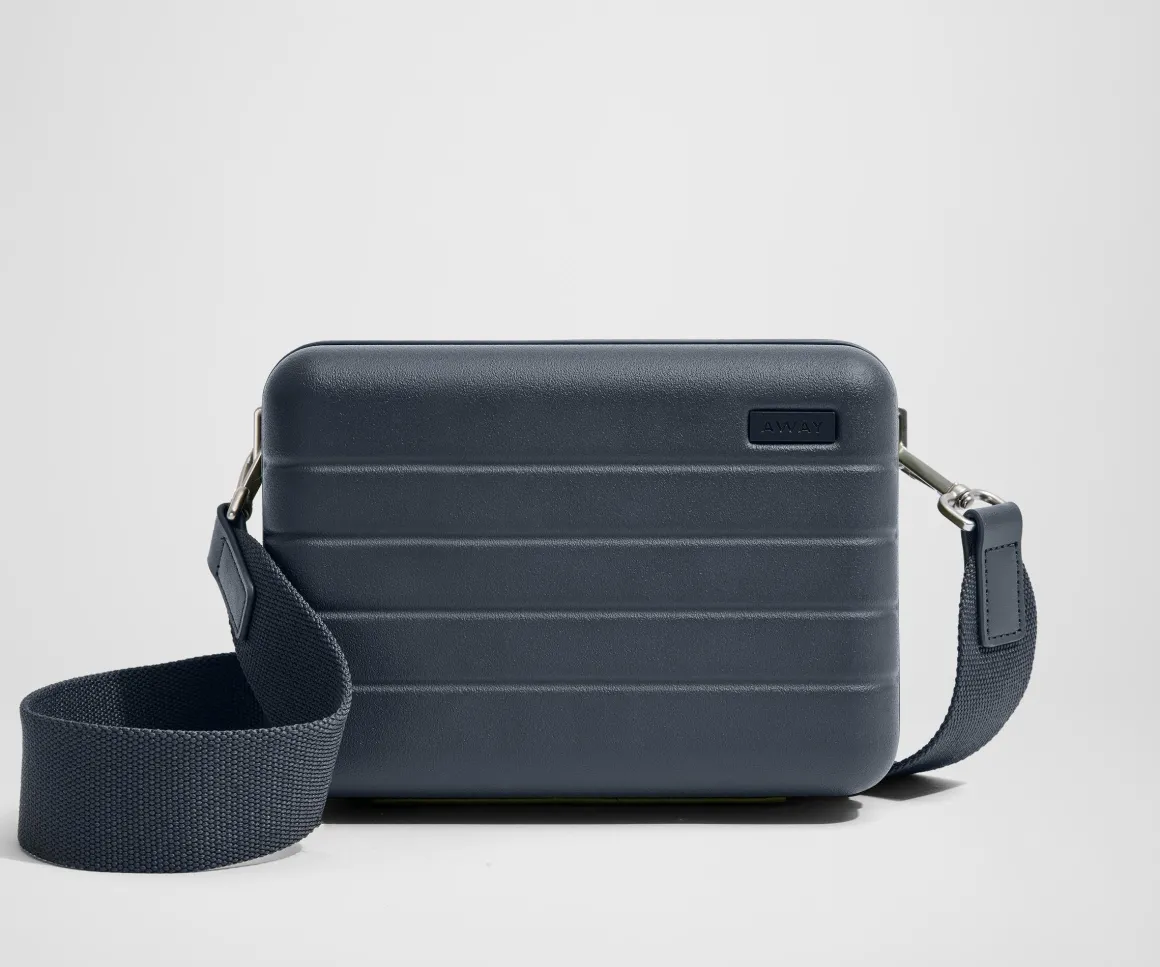 The Mini Crossbody in Navy Blue