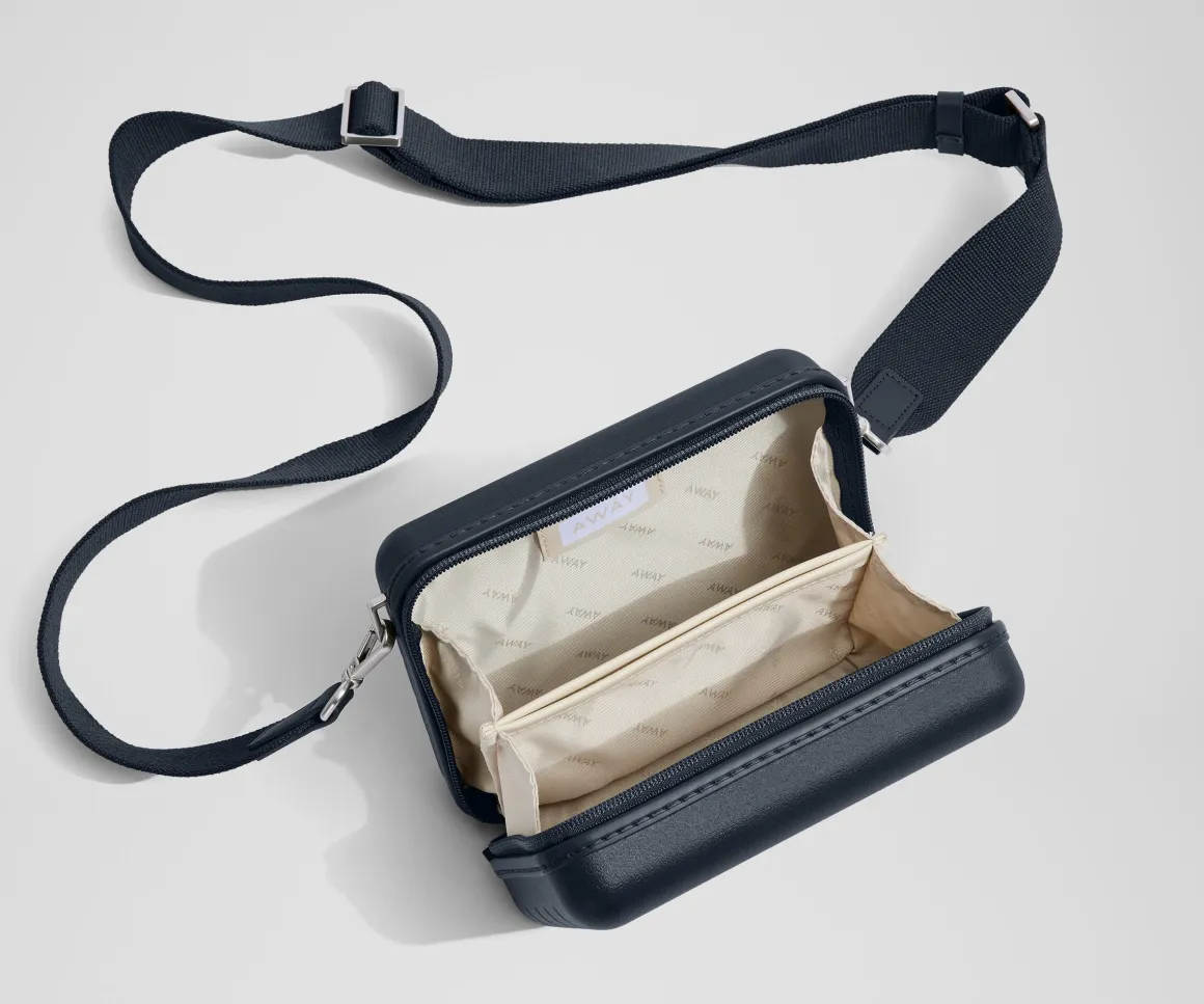 The Mini Crossbody in Navy Blue