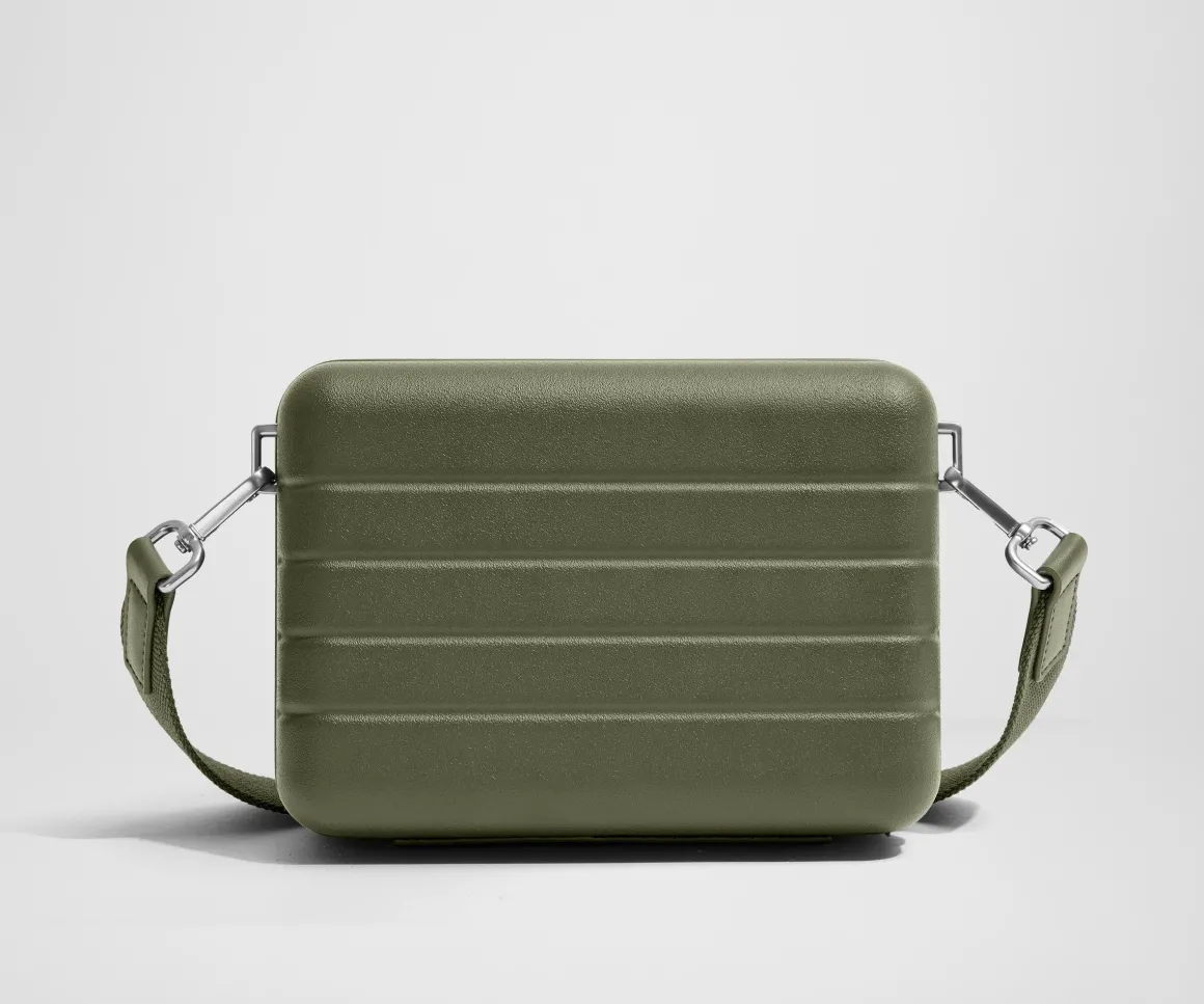 The Mini Crossbody in Olive Green