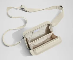 The Mini Crossbody in Salt White