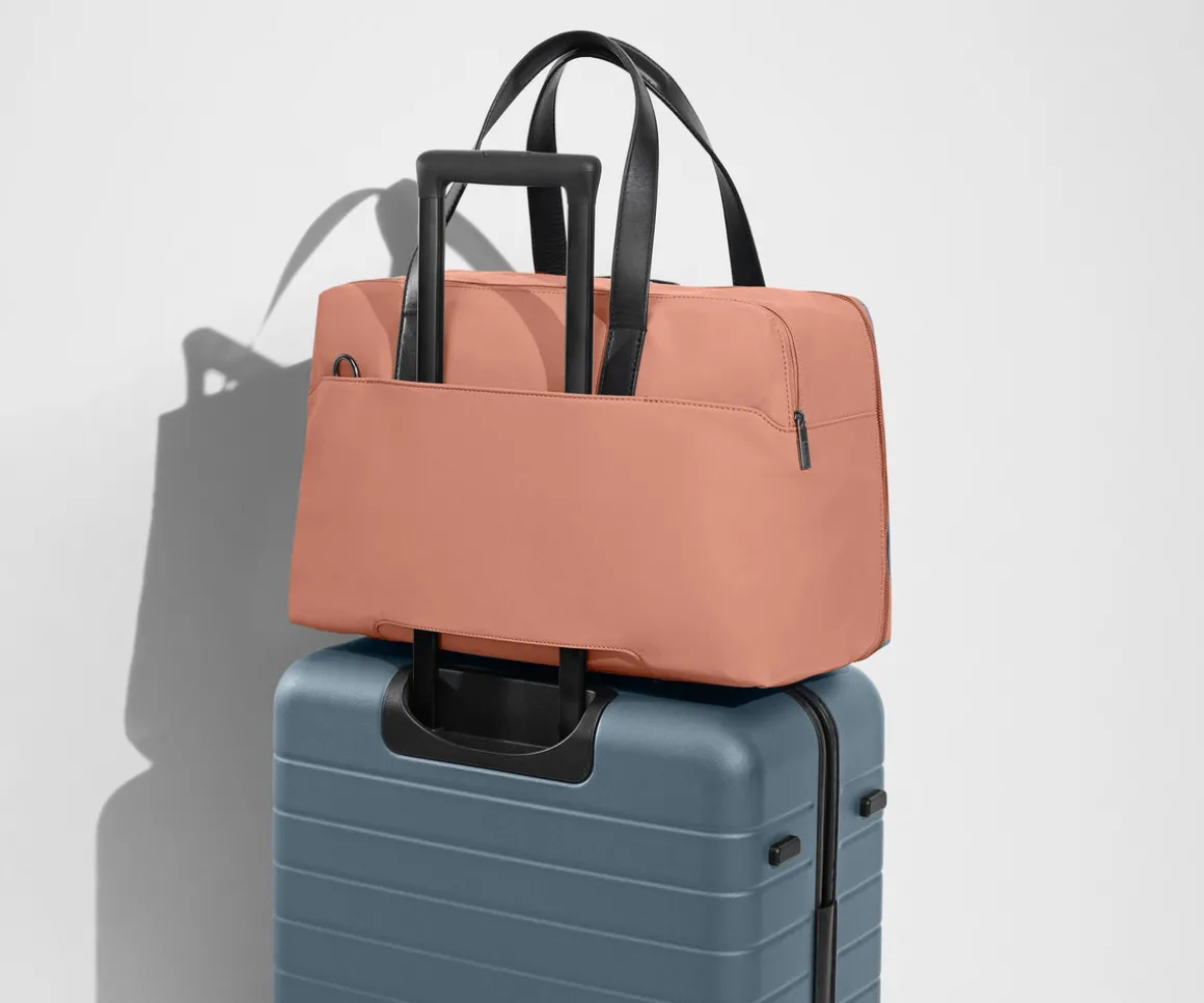 The Overnight Bag in Clay Pink
