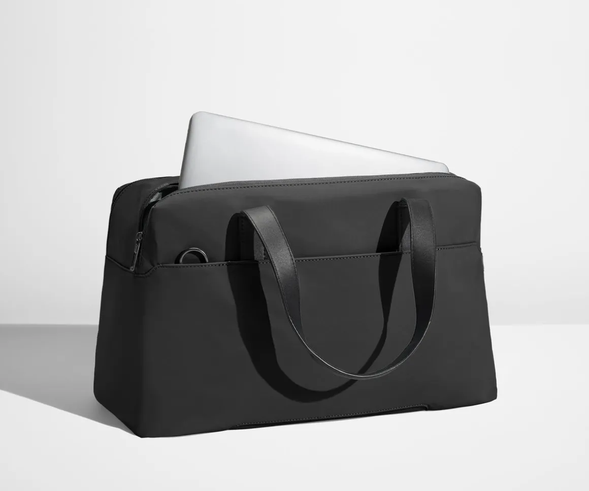 The Overnight Bag in Jet Black
