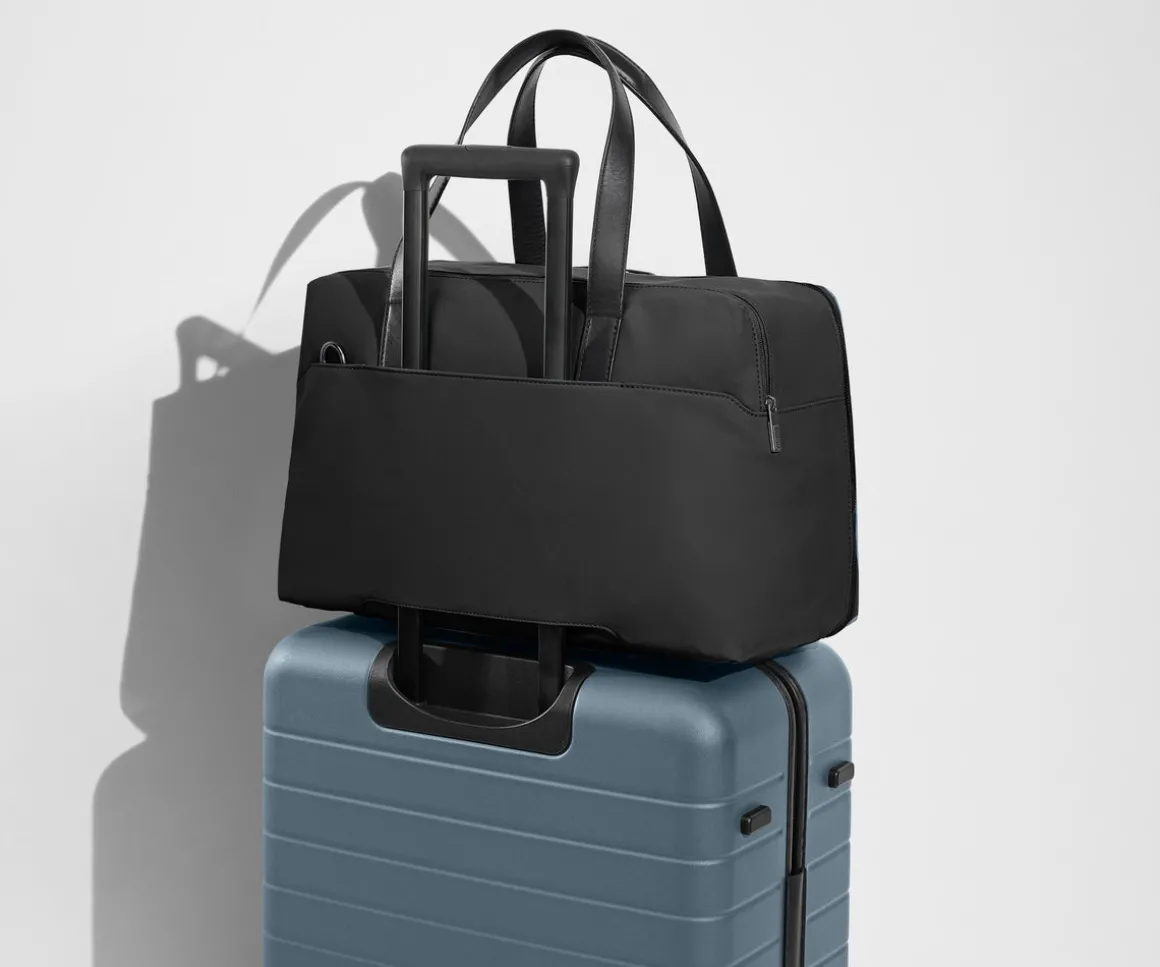 The Overnight Bag in Jet Black