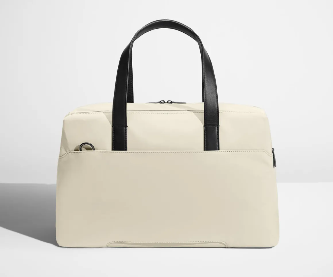 The Overnight Bag in Salt White
