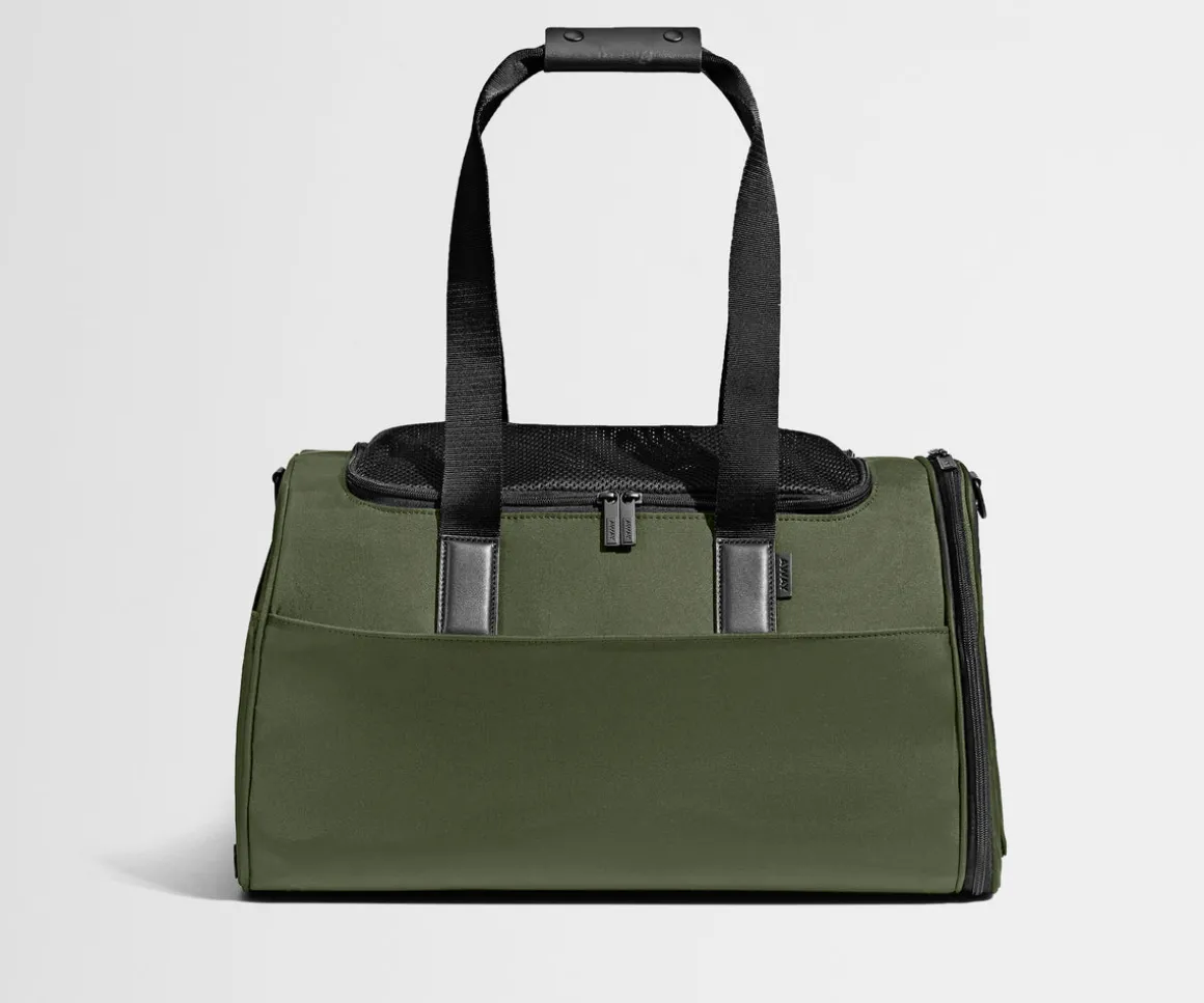 The Pet Carrier in Olive Green