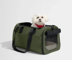 The Pet Carrier in Olive Green