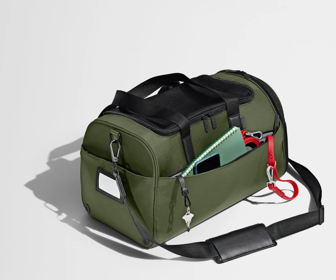 The Pet Carrier in Olive Green