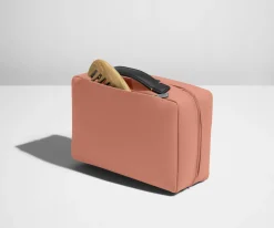 The Small Toiletry Bag in Clay Pink
