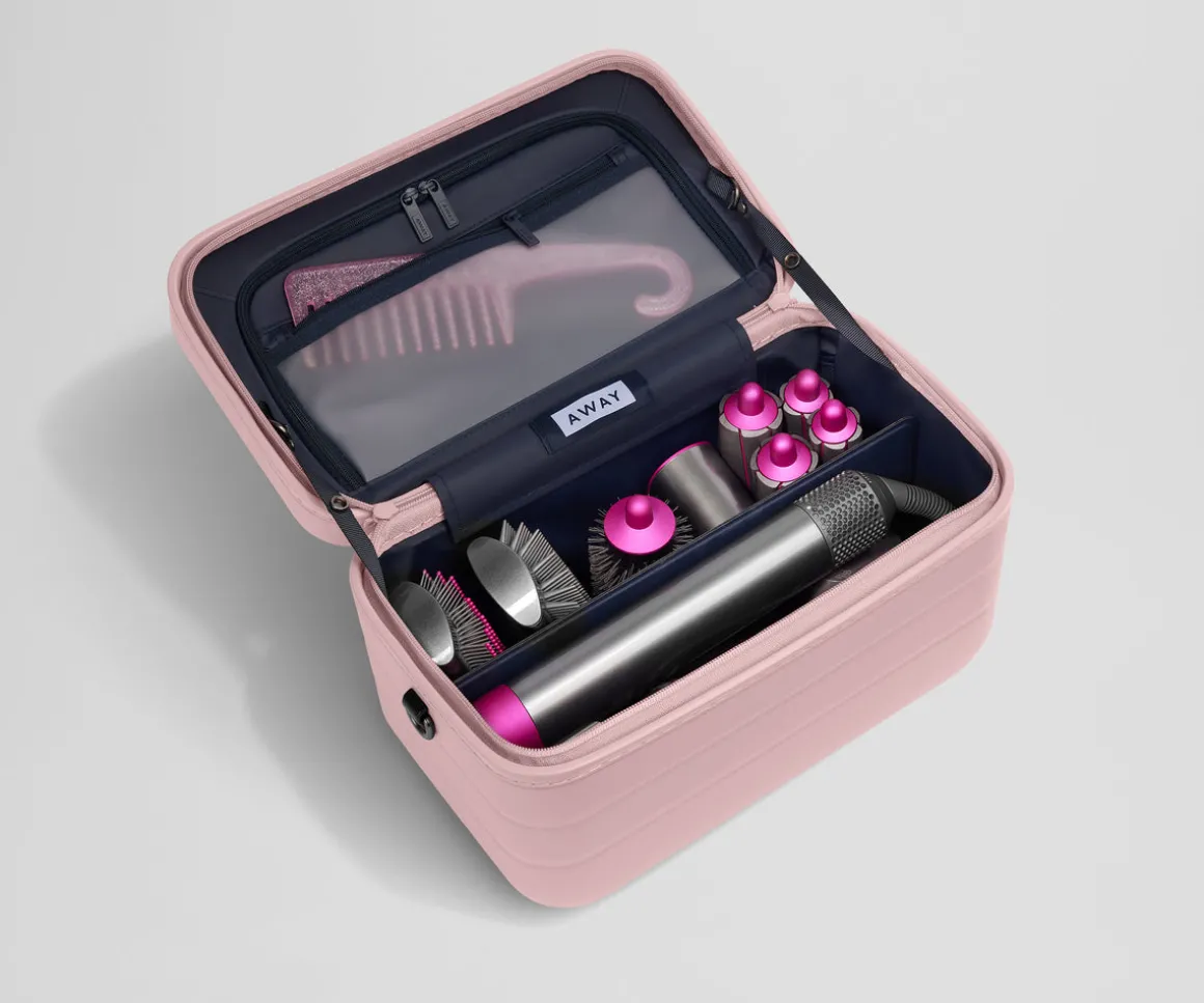 The Train Case in Blush Pink