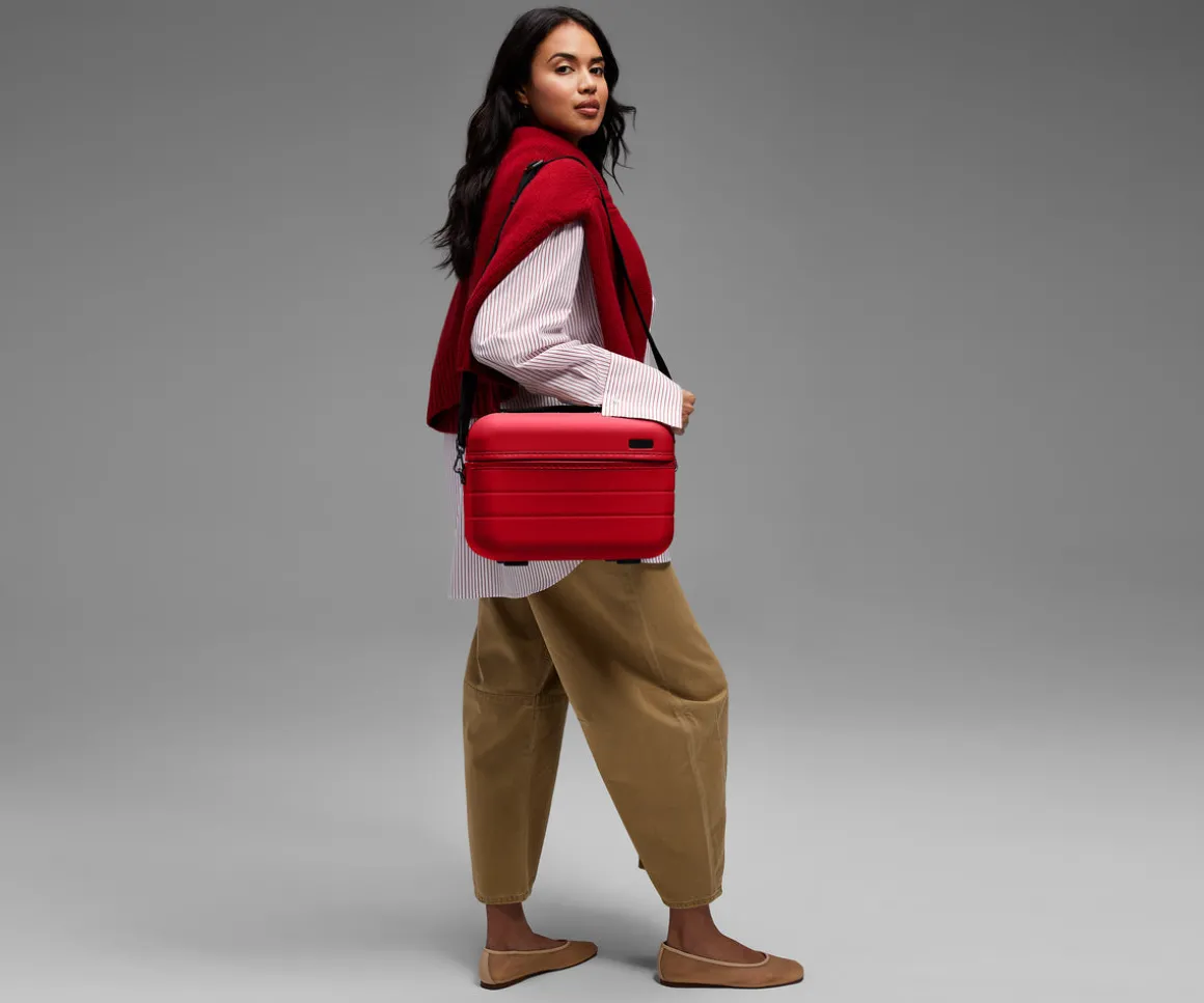 The Train Case in Cherry Red
