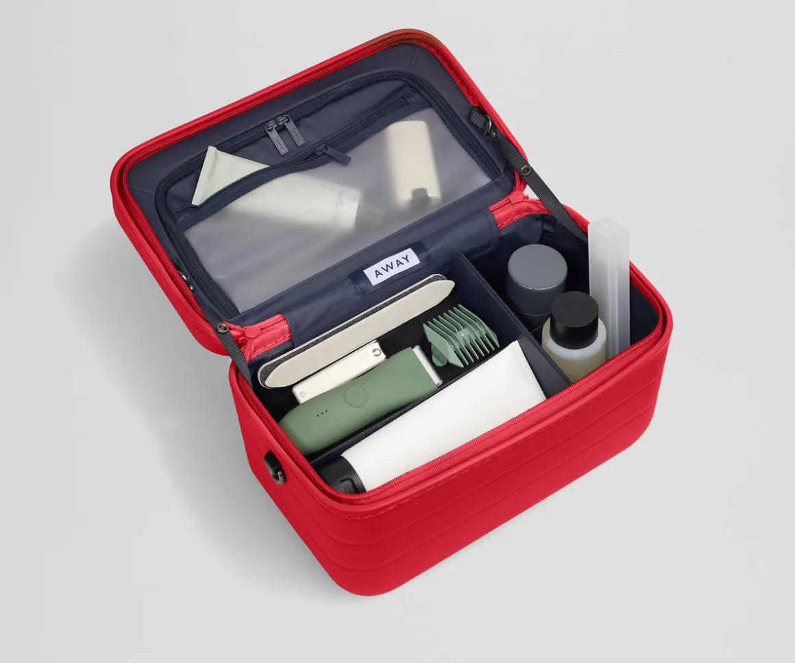 The Train Case in Cherry Red