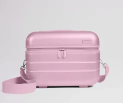 The Train Case in Glacial Pink