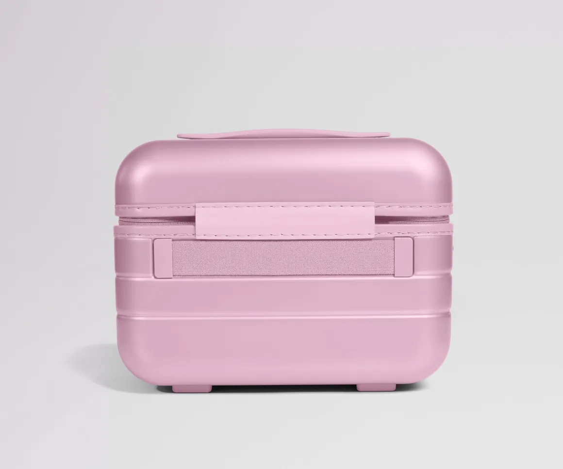 The Train Case in Glacial Pink