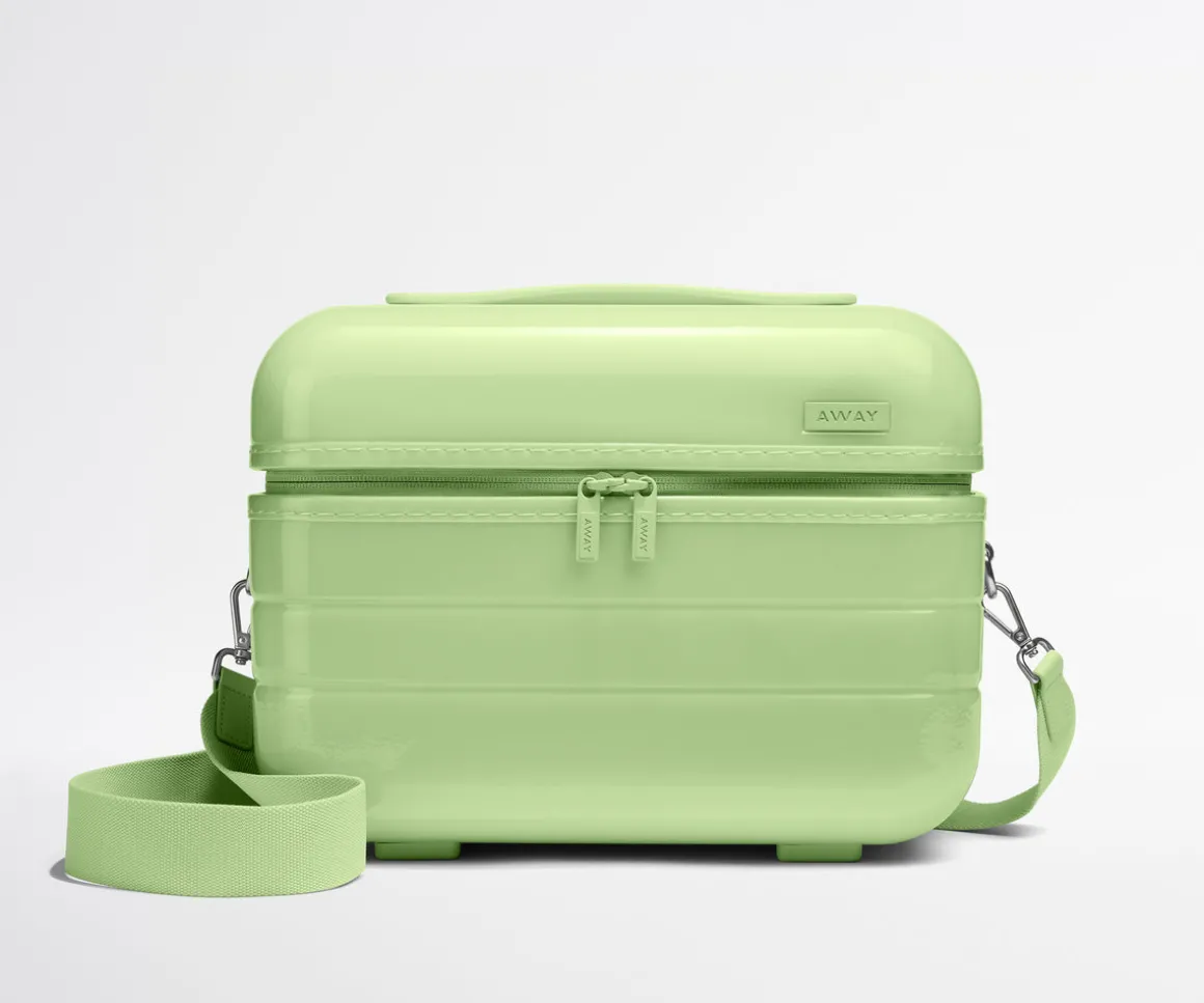 The Train Case in Glazed Matcha Milk Green