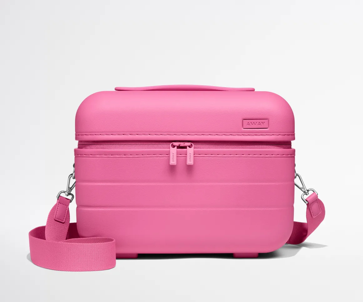 The Train Case in Island Pink