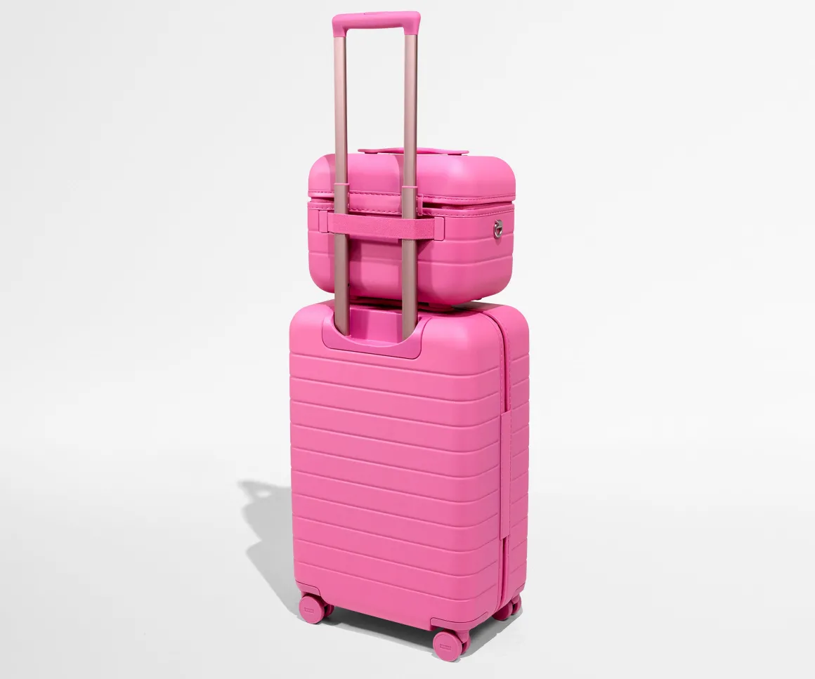 The Train Case in Island Pink