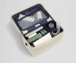 The Train Case in Salt White