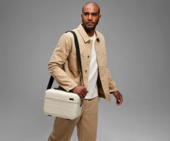 The Train Case in Salt White (Gloss)