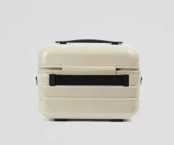 The Train Case in Salt White (Gloss)
